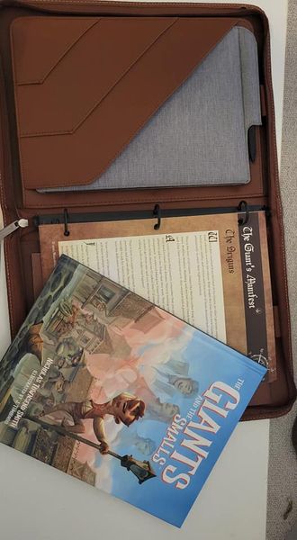 The GIANT's Manifest- The Leather Bound 12 Journeys Binder