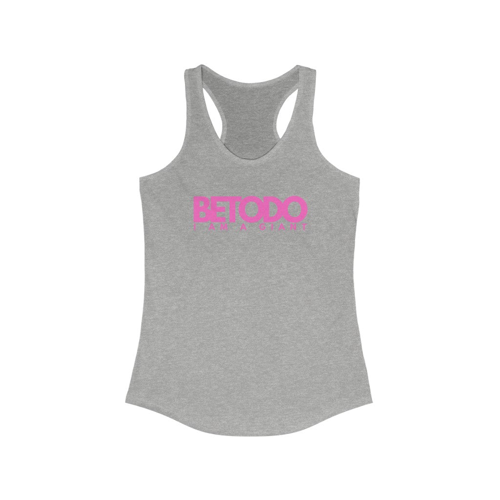 BE TO DO Pink Women's Ideal Racerback Tank