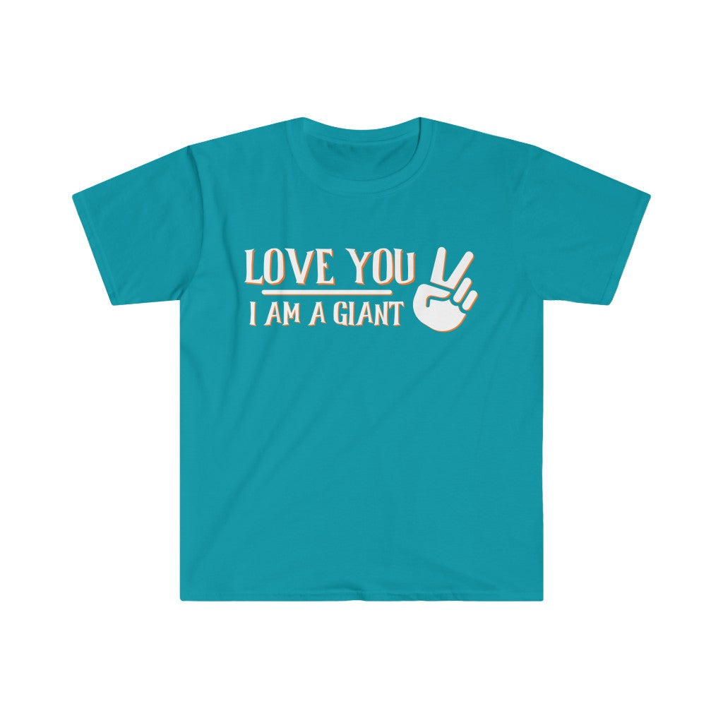 LOVE YOU TOO WHITE LETTERING Unisex Softstyle T-Shirt