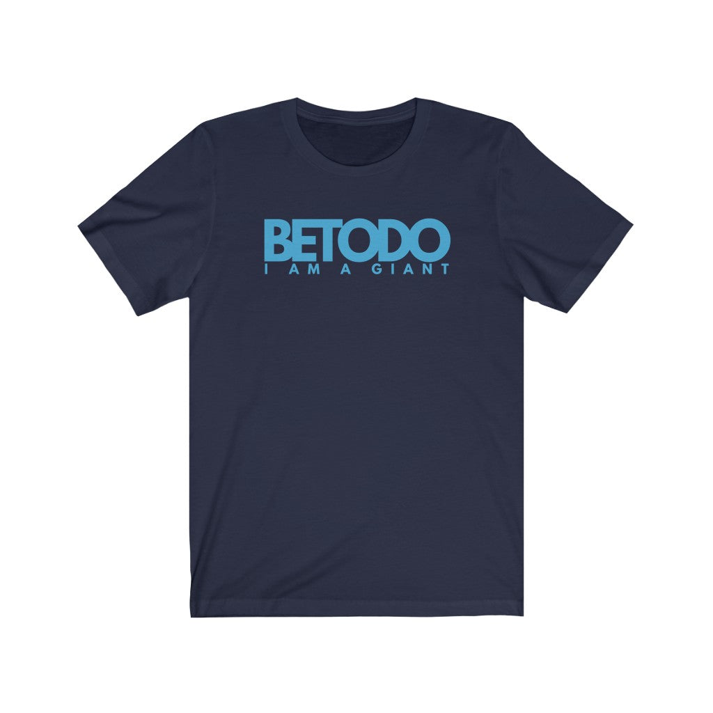 BE TO DO Blue Unisex Jersey Short Sleeve Tee