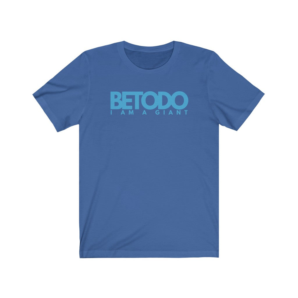 BE TO DO Blue Unisex Jersey Short Sleeve Tee