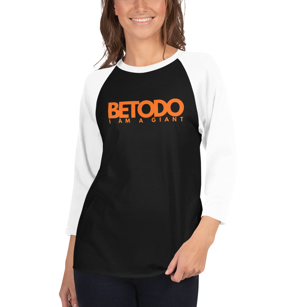 BETODO 3/4 sleeve raglan shirt